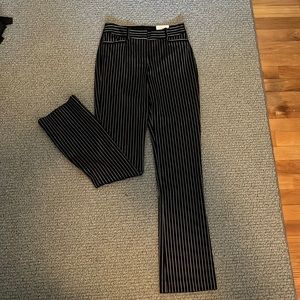 Express Stripe Barely Boot Mid Rise Pants NWT Size 0R